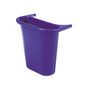 Rubbermaid Commercial 4.75 qt. Trash Can, Blue, Open Top, Plastic FG295073BLUE